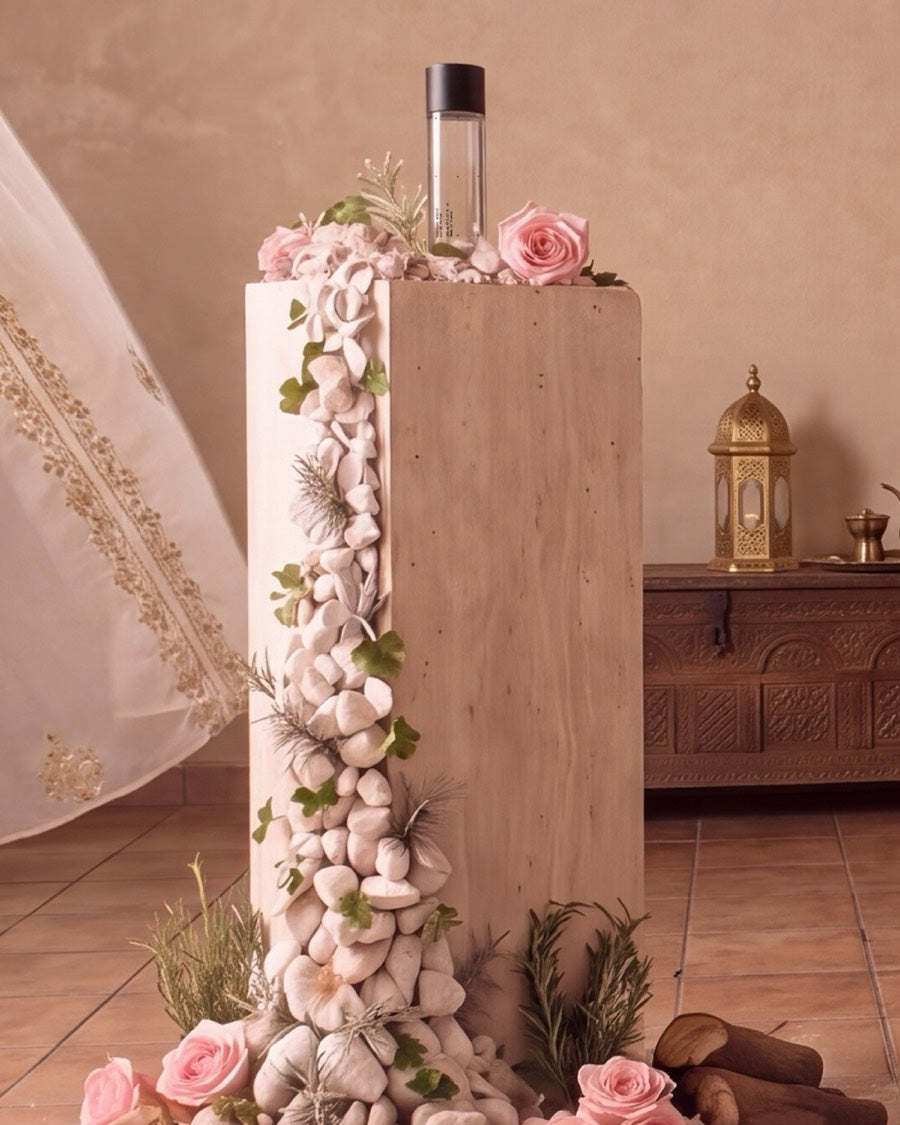 Provence Breeze on a travertine podium in the gallery